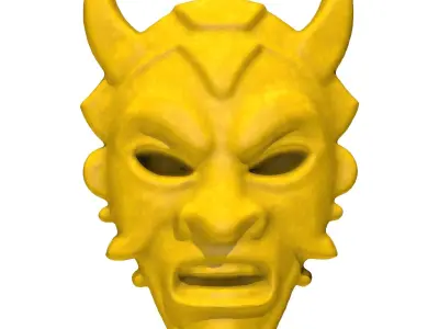 Tribal Mask 2 3D print model