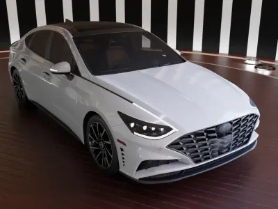 Hyundai Sonata Limited 2020 3D model