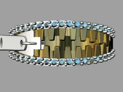 Zip Type Ring 3D print model