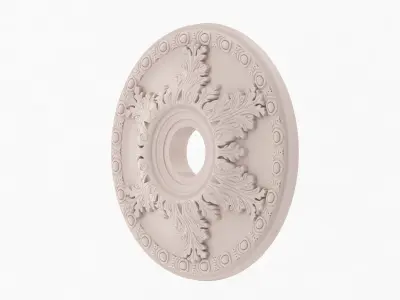 Classic Ceiling Medallion 04 3D model purchase