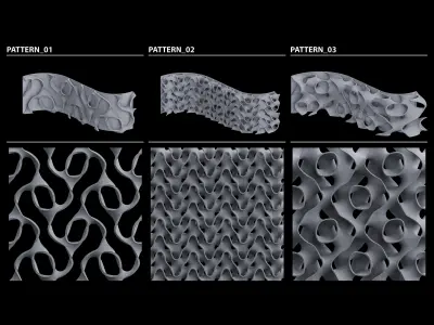 Procedural Tileable Patterns 3D model