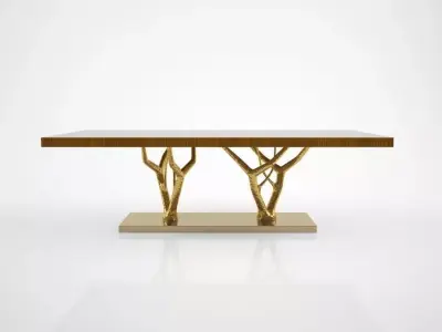 Ginger and Jagger Primitive dining table 3D model
