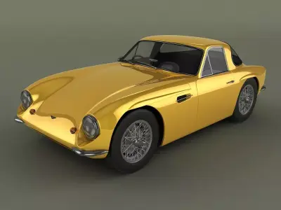 TVR Grantura Mk 2 3D model