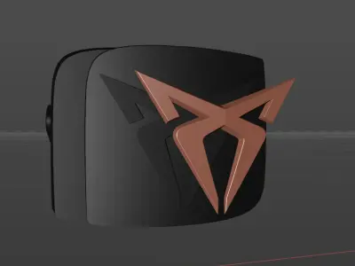 Cupra Emblem und Heckklappengriff Seat Modelle 1P1 5P1 model 3D print model