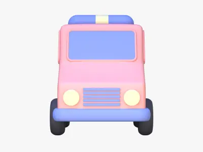 Ambulance 3D Icon 3D model