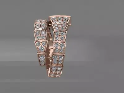 Ring Bvlgari  3D print model