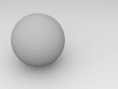 Golf Ball 3D model 17