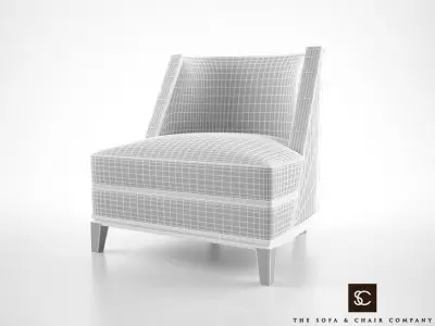 The Sofa and Chair Company Sloane armchair 3D model