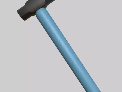 Sledgehammer Low-poly 3D model