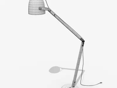 Butlers style stand lamp 3D model
