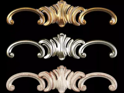 Classic carved 086 3D model