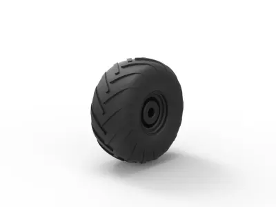 Wheel from Argo 3D print model