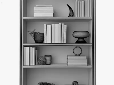 Shelf decoration 03 3D model
