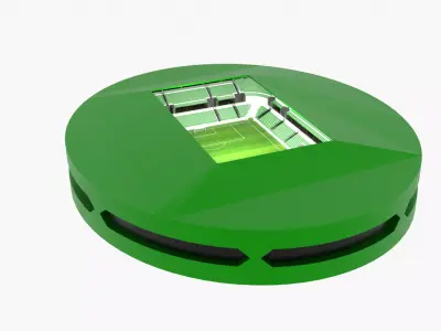 Football Stadium Low-poly 3D model