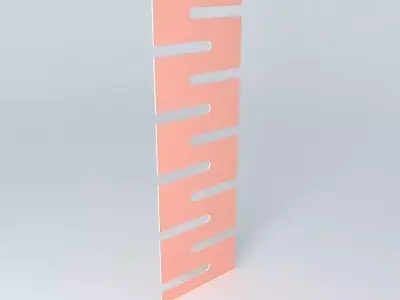 Mid mod screen Free 3D model
