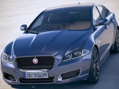 Jaguar XJ50 2019 3D model