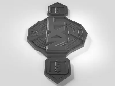 WWE NXT Championship Belt 3D print model