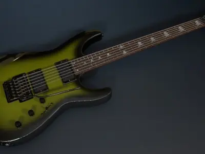Kirk Hammett ESP KH-2 Green 3D model