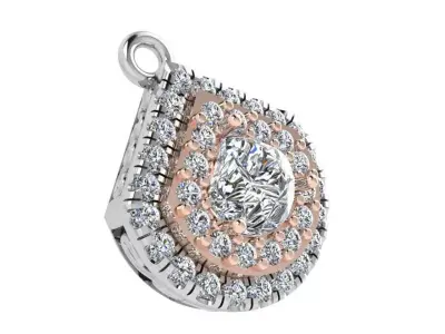 Fashion Diamond Pendant 3400 3D print model
