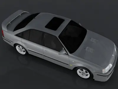 1990 Lotus Carlton Low-poly 3D model