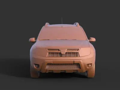 Renault Duster 2009 3D print model