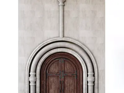 Throne Room Entry Wall 3D model