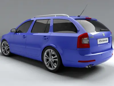 Skoda Octavia RS 2010 3D model