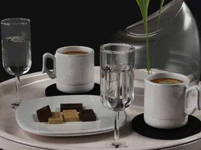 decorative set 04 3D model