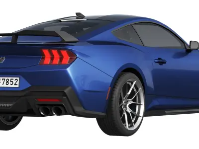 Mustang Dark Horse 2023 3D model