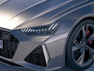 Audi RS6 Avant 2020 3D model