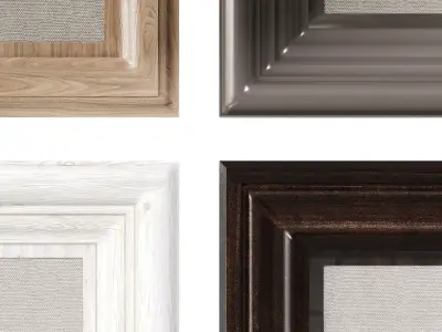 Art Panel Low-poly 3D model