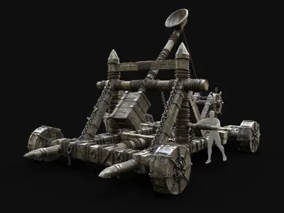 CATAPULT WAR MACHINE SIEGE ENGINE PACK COLLECTION AAA NEXTGEN