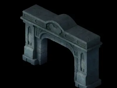 Game The Palace - Shimen 02 3D model