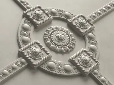 Classic Ceiling 2 3D model