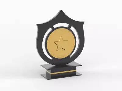 Award Trophy 3D model