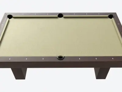 Billiard Pool Table 9-foot 01 3D model