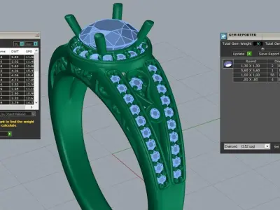 ring code  493 3D print model