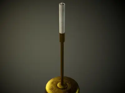 candlestick Low-poly 3D model
