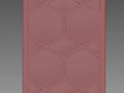 the rugs rug with geometric design 3D model