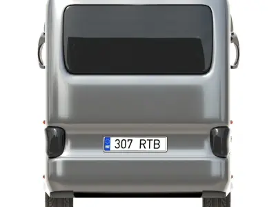 Regular bus 3D model