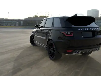 3D Range Rover Sport 2018 3D model