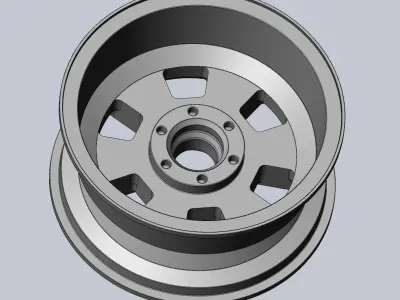 289 FIA Daytona Coupe Model Car Wheels 3D print model