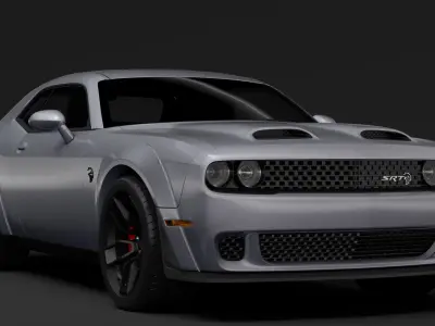 Dodge Challenger SRT Hellcat Redeye Widebody LC 2020 3D model