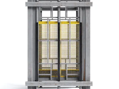 Industrial Elevator I 3D model