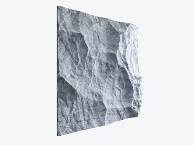325-RockPanel piece of rock 3D model