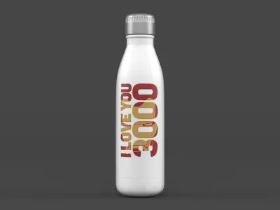 Water Bottle 3D model 34