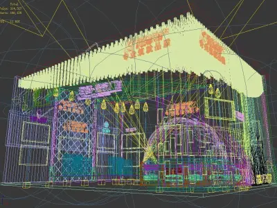 Exhibition - Area - 12X9-3DMAX2012-02 3D model