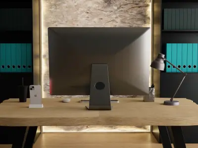 Modern Office Design by Nikdox 8 3D model