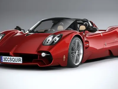 Pagani Utopia Roadster 2025 3D model