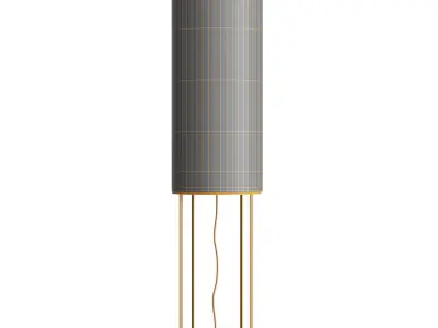 HASHIRA HIGH FLOOR LAMP RAW 3D model